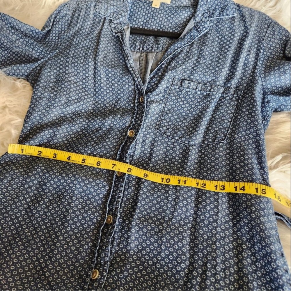 Anthropologie "cloth and stone" denim tunic - Picture 14 of 15